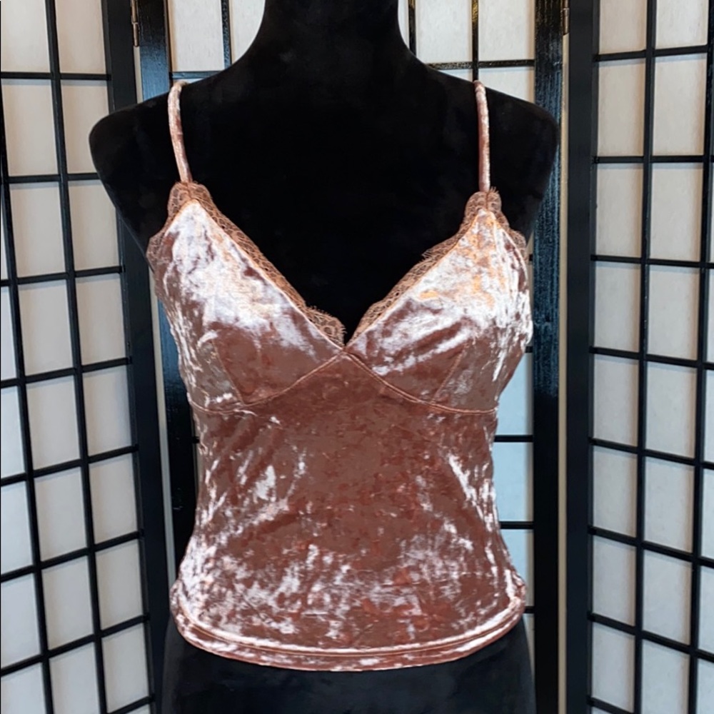 FOREVER 21 VELVET CAMI TANK